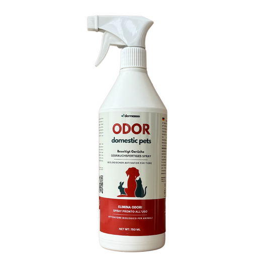 Dermazoo - ODOR PETS - Elimina odori e Macchie per Cani e Gatti